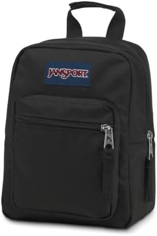 JanSport Big Break Insulated Lunch Bag - Small Soft-Sided Cooler Ideal for Class, Work, or Meal Prep, Black