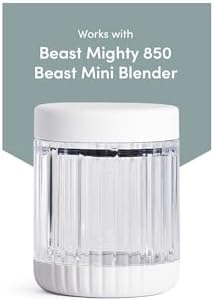 Beast Blending Vessel for Mighty 850 & Mini, 415mL, Cloud White by Unknown