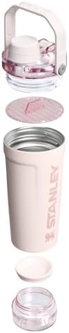 STANLEY Vitalize Shaker Bottle, 20 oz, Rose Quartz - Image 2