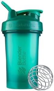 BlenderBottle Classic V2 Plastic Shaker Bottle 20 oz Emerald Green by BlenderBottle