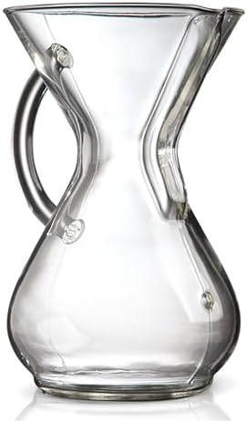 Pour-Over Glass Coffeemaker - Glass Handle Series - 6-Cup - Exclusive Packaging