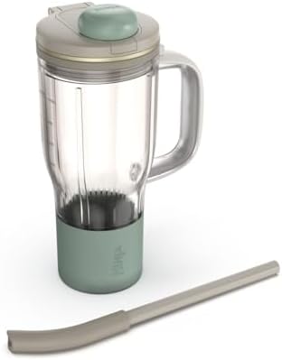 Ninja BlendBOSS 26oz Travel Tumbler & Straw, Stone Mint, XSKDB326LSST by Unknown