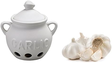 Fantes Garlic Keeper, Unglazed Earthenware Ceramic, The Italian Market Original since 1906 - Image 3