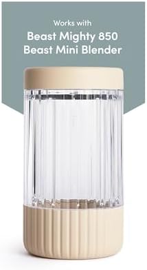 Beast Blending Vessel for Mighty 850 & Mini, 640mL, Sand by Unknown