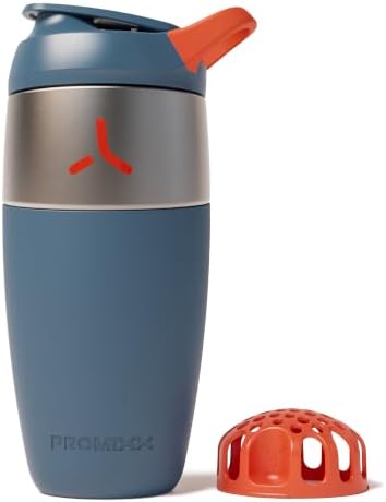 PROMIXX Pursuit Stainless Steel Shaker Bottle 26oz, Midnight Blue by PROMIXX