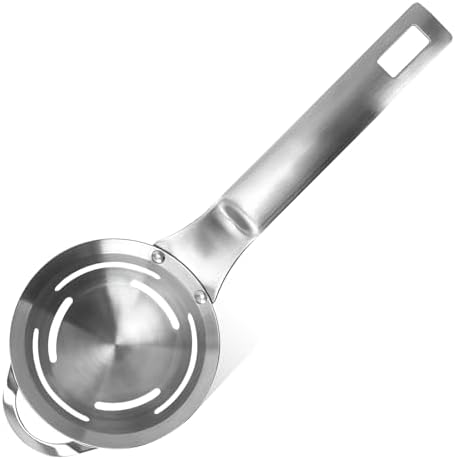 Stainless Steel Egg Yolk White Separator Tool for Raw Eggs by Unknown