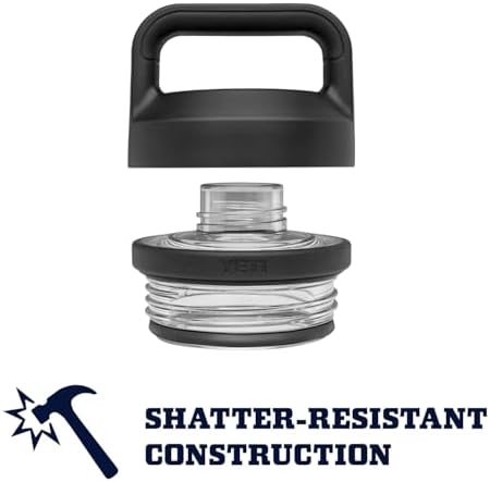 Rambler 26 oz Bottle, Vacuum Insulated, Stainless Steel with Chug Cap, Black