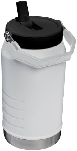 STANLEY IceFlow Flip Straw 2.0 Jug, 64 oz, Chalk