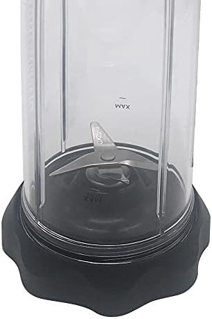Easy Twist Extractor Blade with 18oz cup and lid for NutriBullet Blender Combo（NBF10500/ NBF70500/ZNBF30400Z/ZNBF30500Z/NBF50400） (1, 24oz handle cup+Twist Extractor Blade) - Image 6