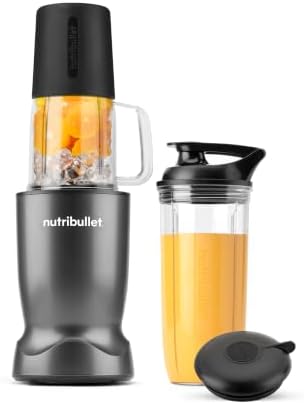nutribullet® Turbo Tumbler Edition, Personal Blender, Gunmetal, NB30400 by Unknown