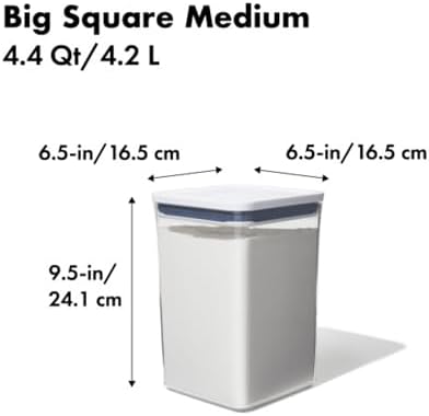 OXO Good Grips POP Container, Airtight Food Storage for Pantry, 4.4 Qt