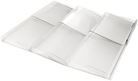 3 Tier Spice Rack- Kitchen Drawer Organizer - Clear Plastic Storage Rack for Kitchen Pantry - Perfect for Salt, Pepper, Spices and Seasonings