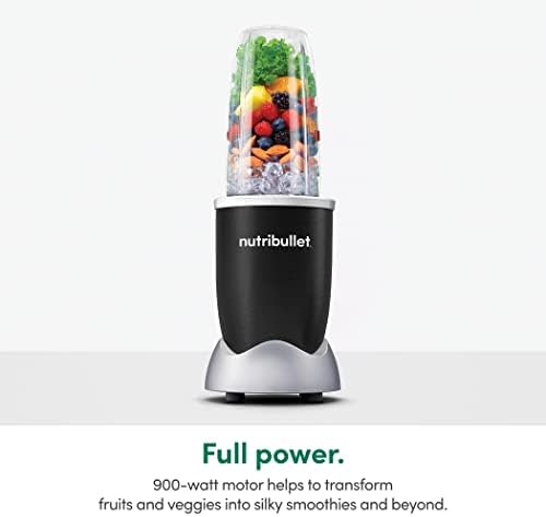 nutribullet® Pro 900W Personal Blender, 13-Piece Set, 32oz and 24oz Cups, Extractor Blade, Smoothies, Food Prep, Blends Ice and Frozen Fruit, Onyx Black, NB9-1301AK - Image 3