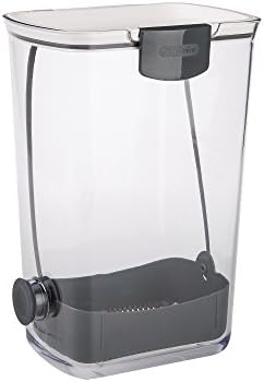 Herb Keeper – 1-Piece, White, with Removable Silicone Drain Plug, BPA-Free Plastic