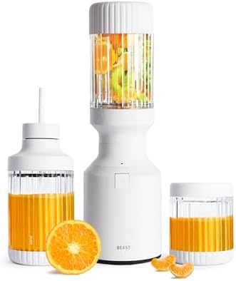 Beast Mini Blender Plus, Countertop Blender, Cloud White, 600W by Unknown