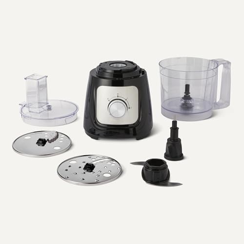 Amazon Basics Food Processor and Vegetable Chopper with 10 Cup Bowl, 2-Speed, 500 Watt Motor, Pulse Function, Dishwasher Safe Parts, Black - Image 3