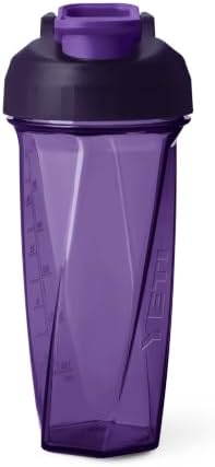 YETI Yonder Helimix Vortex Blender Shaker Bottle Holds up to 27oz | No Blending Ball or Whisk | USA Made | Portable Pre Workout Whey Protein Drink Shaker Cup | Dishwasher Safe, Pace Purple by YETI