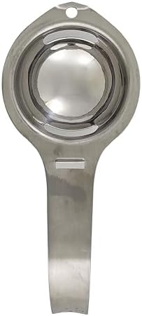 Fox Run Stainless Steel Egg Yolk Separator For Raw Eggs, 6.75” x 1.75” x 1” by foxrunbrands