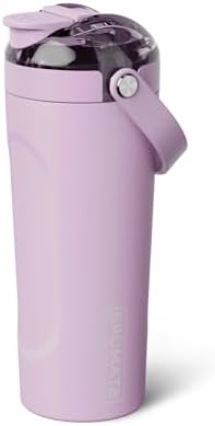 BrüMate MultiShaker Blender Shaker Bottle | 100% Leakproof Insulated Stainless Steel | Pre Workout and Protein Shaker Bottle for the Gym | 25oz (Lavender) by Br%C3%BCMate
