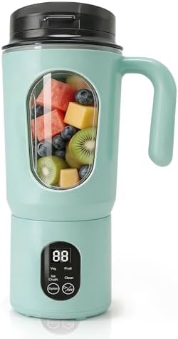 Portable Blender for Smoothies, 580ML USB-C Rechargeable Personal Blender by Unknown