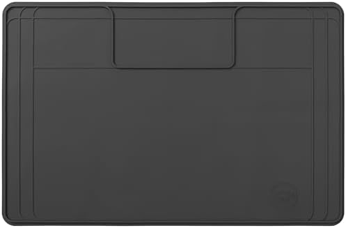 The Original Under Sink Mat - Silicone Waterproof mat, Trimmable, Easy to Clean, Kitchen cabinet liner, Under sink protector mats, Drip Tray with Lip - 34" x 22" or smaller