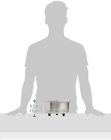 RSVP International Endurance Kitchen Collection Colander Strainer, Corner Basket, Pierced Stainless Steel