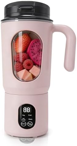 Portable Blender for Smoothies, 580ML USB-C Rechargeable Personal Blender by Unknown
