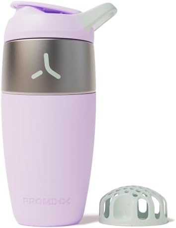 PROMIXX Pursuit Stainless Steel Shaker Bottle 26oz, Lilac by PROMIXX