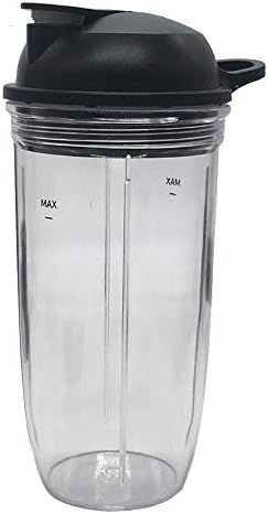 Replacement Combo Easy Twist Extractor Blade with personal Jar 18oz/24oz/32oz cup and lid for NutriBullet Blender Combo ZNBF30400Z/ZNBF30500Z/NBF50400 (7, 1x18oz+1x24oz+1x32oz) - Image 2