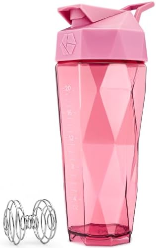 Keelo 28 oz Protein Shaker Bottle, 100% Leakproof Shaker Cup, Pink by KeeloShakerBottles