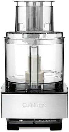 Food Processor, 14-Cup Vegetable Food Chopper for Mincing, Dicing, Shredding, Puree & Kneading Dough, 720-Watt Motor, Stainless Steel, DFP-14BCNY