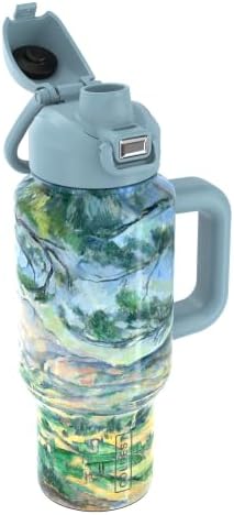 Coldest Tumbler with Handle & Coffee Lid - 100% Spill Proof Tumbler (3 Lids) - Stainless Steel Insulated Leakproof Tumblers for Women & Men - Cup Holder Friendly - 24 oz (Mont Sainte) - Image 2