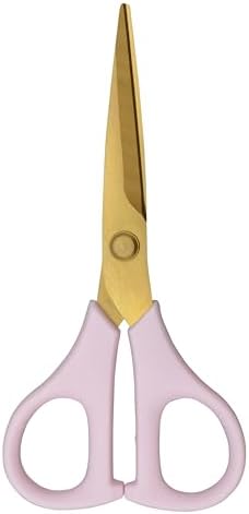 All-Purpose Kitchen Snips for Herbs, Pink with Gold Blade - Precision-Ground Blades, Durable Design, Ideal Kitchen Scissors for Everyday Tasks, 5-Inch