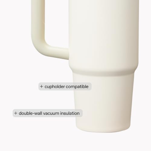 STANLEY Quencher H2.0 Tumbler with Handle and Straw 30 oz | Flowstate 3-Position Lid | Cup Holder Compatible for Travel | Insulated Stainless Steel Cup | BPA-Free | Rose Quartz 2.0