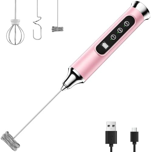 YUSWKO Milk Frother Wand for Coffee, Coffee Frother Handheld Drink Mixer by YUSWKO