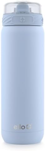 Cooper 32oz Insulated Stainless Steel Water Bottle with Straw, Blue