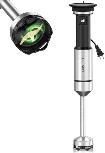 Immersion Blender Handheld, Hand Blender with Variable Speed Trigger