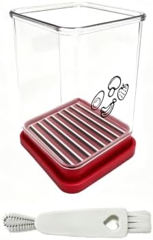 Fruit Slicer Cup for Strawberry, Banana, Egg with Cleaning Brush by Unknown