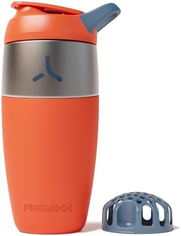 PROMIXX Pursuit Stainless Steel Shaker Bottle 26oz, Burnt Orange by PROMIXX