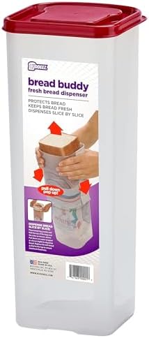 Bread Buddy Bread Box, Keeps 1 Sandwich Size Loaf Fresh