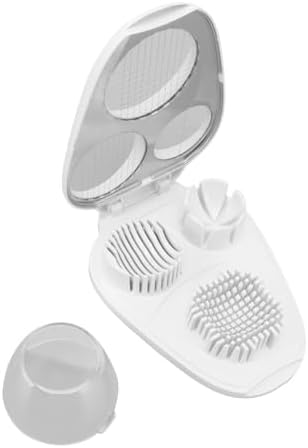 Egg Slicers with 3-Slice Modes Hard-Boiled Egg Cutter – Stainless Steel Blades,ABS Container with Lid for Kitchen,Salad & Sandwich Prep(White) - Image 7