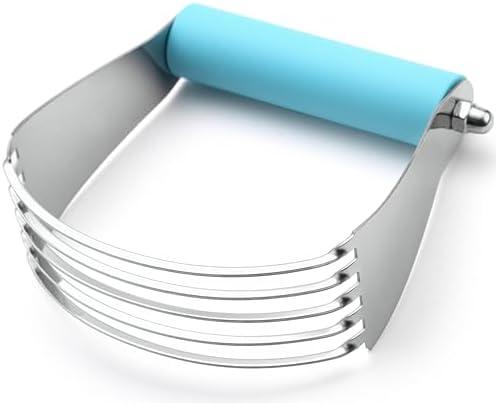 Spring Chef Large Pastry Cutter For Baking, Pro Pastry Blender, Aqua Sky by SpringChef