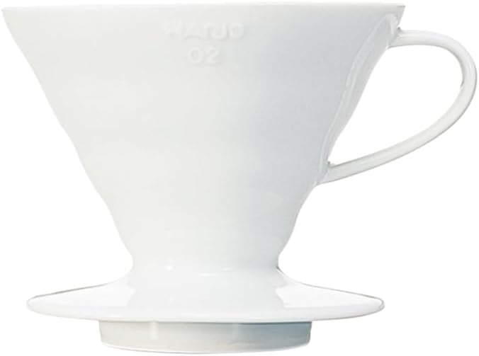 V60 Coffee Pour Over Kit - Includes 02 Ceramic Dripper, Glass Range Server, and 100ct Filters