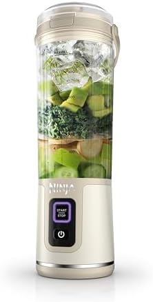 Ninja Blast Portable Blender, Cordless,18oz Vessel, Sand, BC151CS