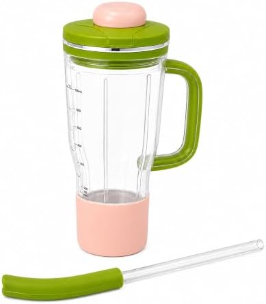 26oz Replacement Cup with Lid for Ninja BlendBOSS DB300 & DB351 by CUTIECLUB