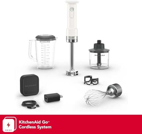 KitchenAid Go Cordless Hand Blender w/Accessories, battery included,KHBRV75 - Image 2