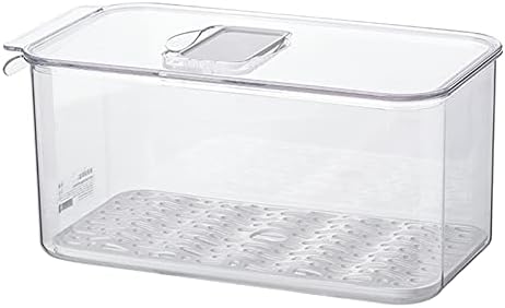 Vegetable Fruit Containers Fridge Containers,Freezer Produce Saver Refrigerator Organizer Bins with Vented Lids And Drain Tray For Pantry Fridge Freezer Cabinet Kitchen Organization