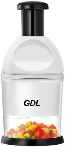 GDL Food Chopper, Manual Slap Vegetable Chopper Onion Dicer, Garlic Mincer by GDL