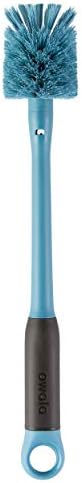 Owala 2-in-1 Water Bottle Brush Cleaner and Water Bottle Straw Cleaner Brush, Water Bottle Brush with Removable Head and Twist n� Hide Straw Brush, Smokey Blue - Image 2