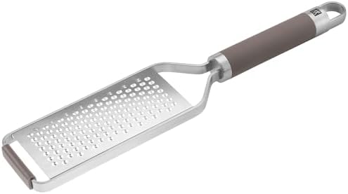 ZWILLING Pro Fine Grating Cheese Grater Grater Lemon Ginger Garlic - 18/10 Stainless Steel - Gray